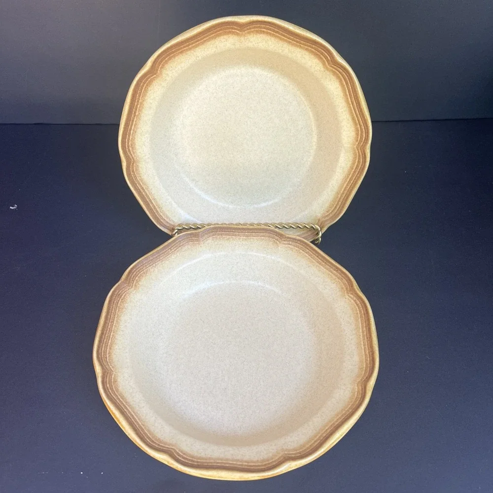 VTG Mikasa Whole Wheat E8000 Soup Salad Bowls 8.25
